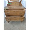 Image 3 : * Vintage 2-Drawer Dresser w/Mirror - Cannot Ship