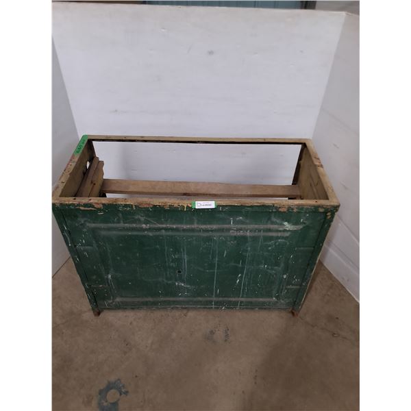 * Antique Pressed Metal Cash Register Table - Cannot Ship