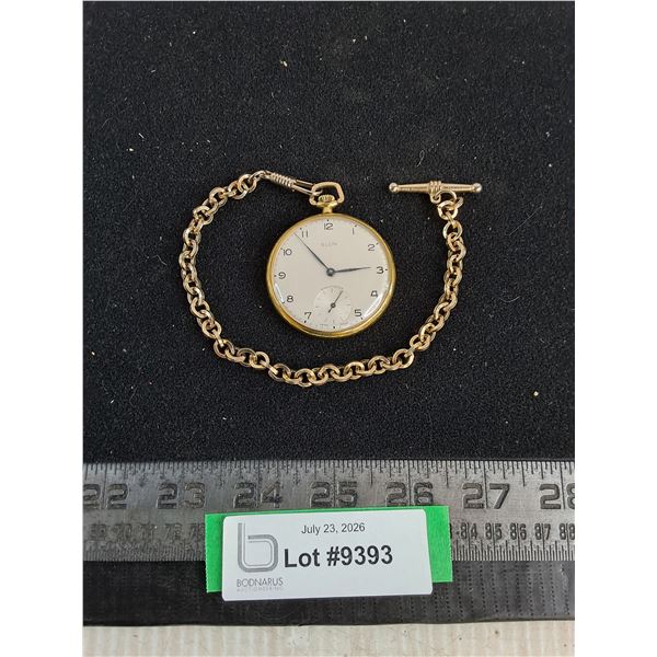 ^ Elgin Pocket Watch - Back Engraved