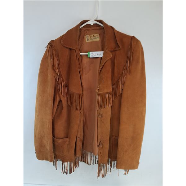 * Victoria Leather Sportswear "Indigenous Styled" Approx Size Medium Men's Jacket