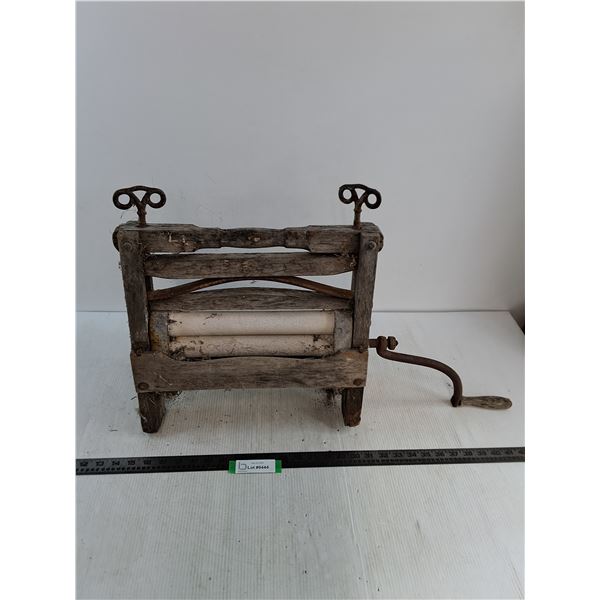 Antique Clothes Wringer - 28x17x7" - Cannot Ship