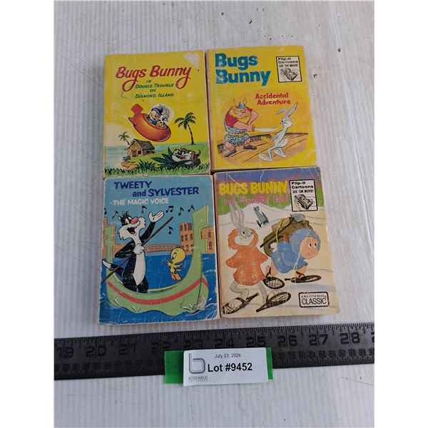 (4) Vintage Bugs Bunny, Tweety & Sylvester "Big Little Books"