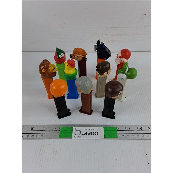 Assorted Vintage PEZ Candy Dispensers