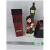 Image 2 : Assorted Liquor Decanters, Bottle Coin Bank, Brownie Holiday Camera - As Is