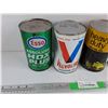 Image 2 : Assorted Vintage Motor Oil Cans - Empty & Sealed, Cannot Ship Full Cans