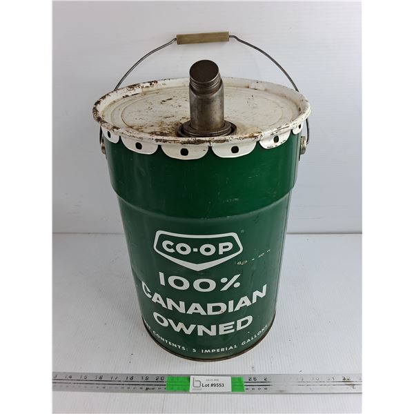Vintage Co Op Oil Can, Cannot Ship