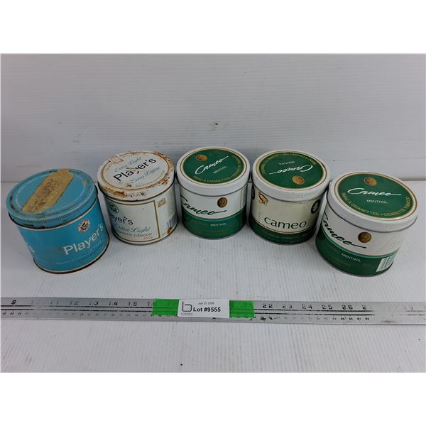 Vintage Tobacco Cans - Cameo & Players