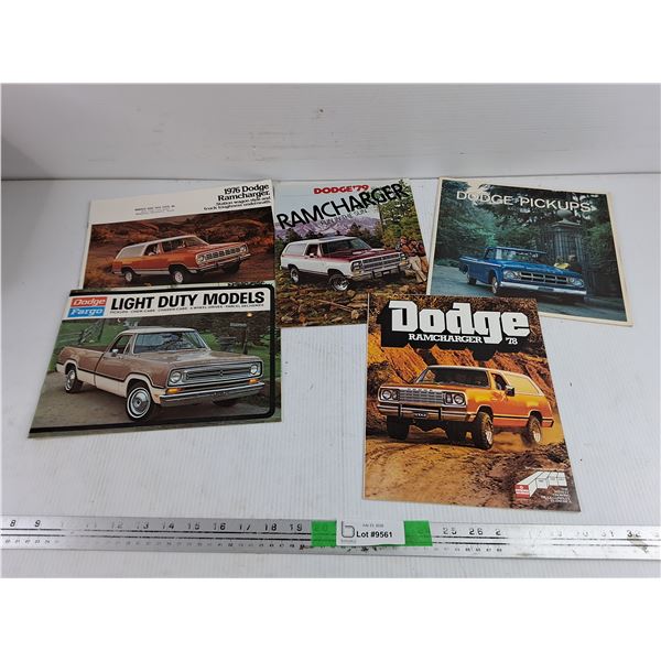 Vintage Dodge Brochures