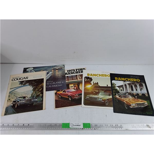 Vintage Ford & Mercury Brochures