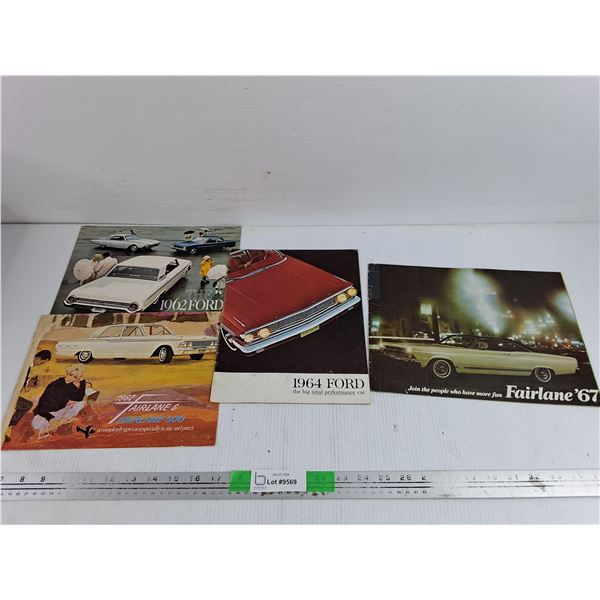Vintage Ford & Fairlane Brochures