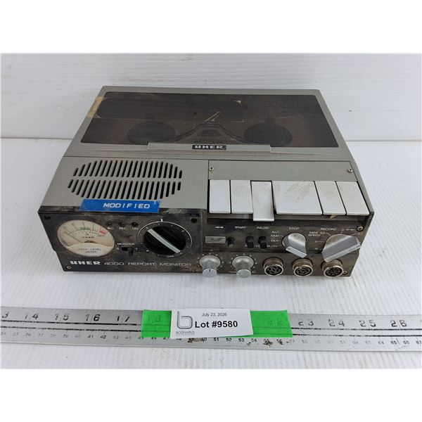 Vintage Uher 4000 Report Monitor - Powers On, As Is