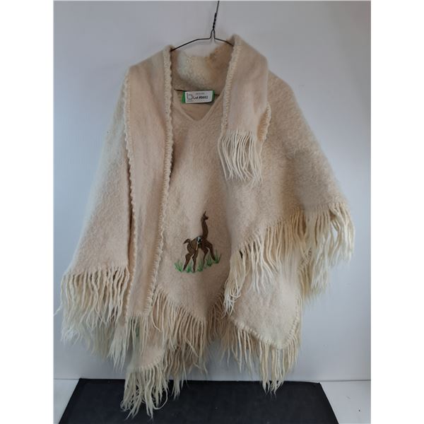 South American Poncho - Approx Fits All Sizes
