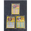Image 2 : (3) Fleer 1991 MLB Collector Cards - Alomar, Henderson, Smith - Cannot Authenticate
