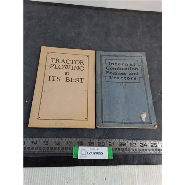 (2) Vintage Tractor Books