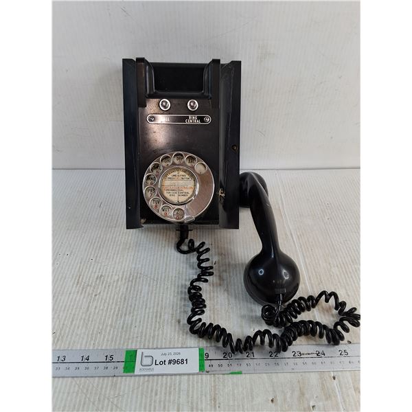 Antique Ericsson Wall Telephone