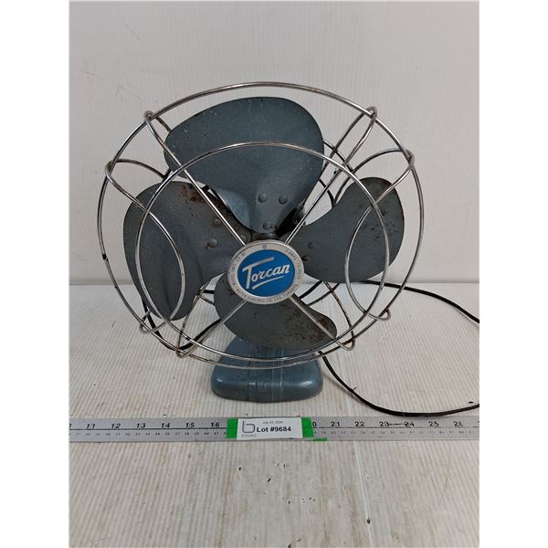Vintage Torcan Fan-power detected-as is