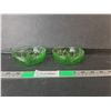 Image 1 : (2) Uranium Sherbet Bowls