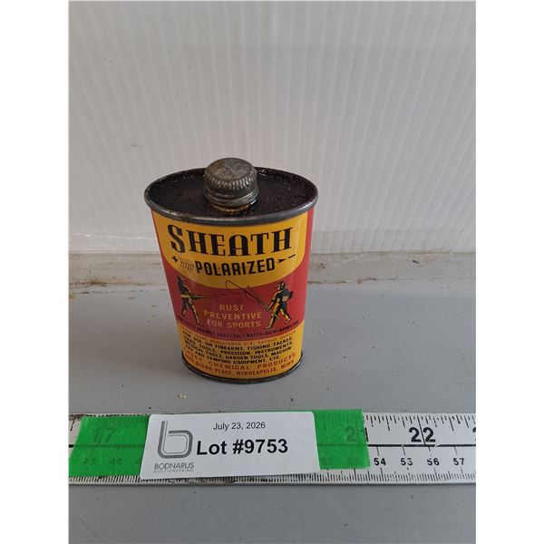 Sheath Polarized Rust Preventive 1/3 Full- Can't Ship