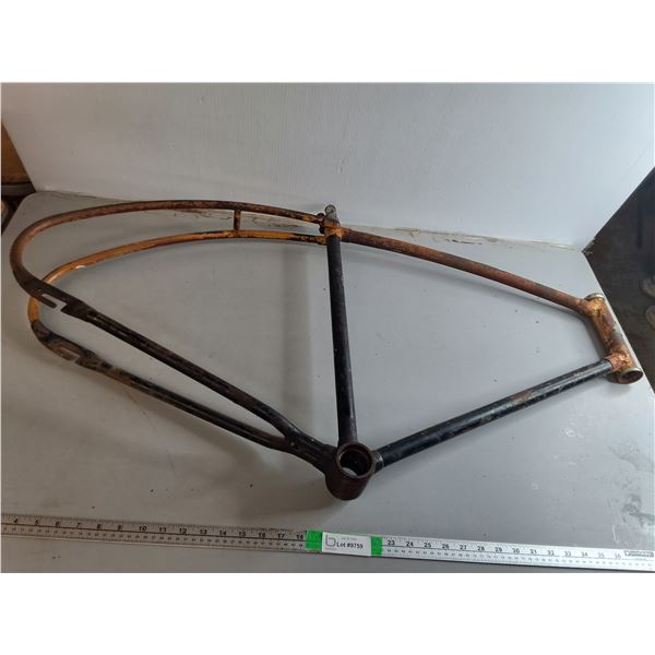 1938 CCM Flyte Bicycle Frame 42"- Can't Ship