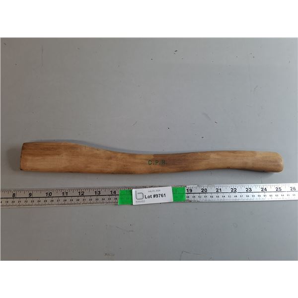C.P. R. Wooden Axe Handle 17"