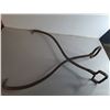 Image 2 : Vintage Cast Iron Ice Block Tongs 35.5"- Can't Ship