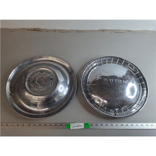 Vintage Buick & Packard Hubcaps 15"
