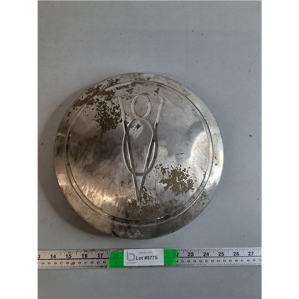 Vintage Ford V8 Hubcap Approx. 12"