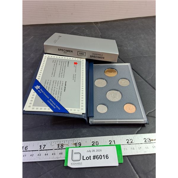 1992 Canadian Coin Set, Cannot Authenticate