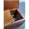 Image 5 : Pencil and Stamp Box w/ Pencils/Markers