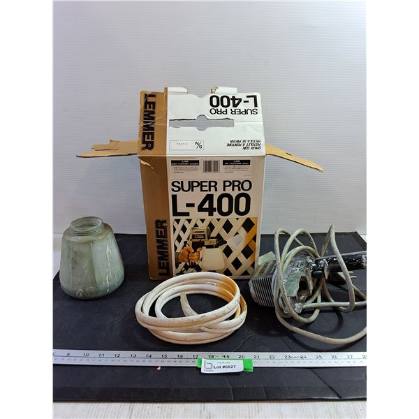 Lemme L-400 Spray Gun w/ Spray Nozzle and Viscosity Cup