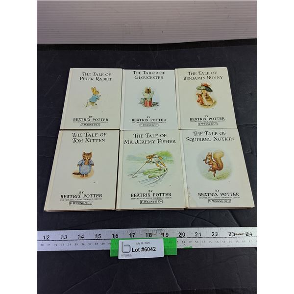 Books (6) - Assorted Original Peter Rabbit Books