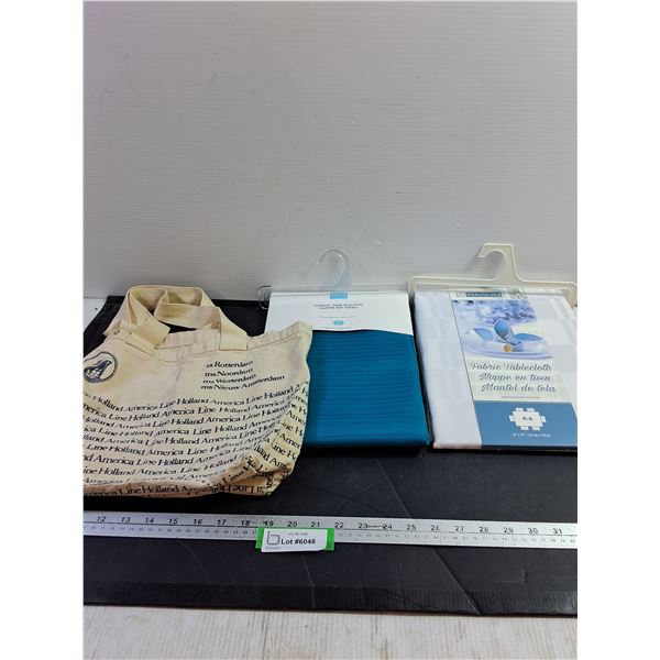 Fabric Tablecloths (2),Tote Bag