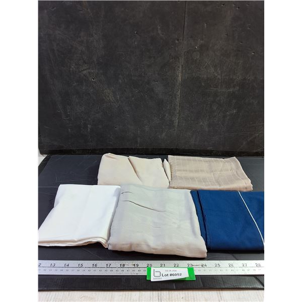 Assorted Pillow Cases (5)