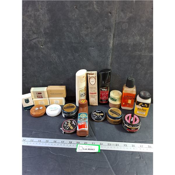 Assorted Shoe Care Polish/Cleaner, Pickup Only
