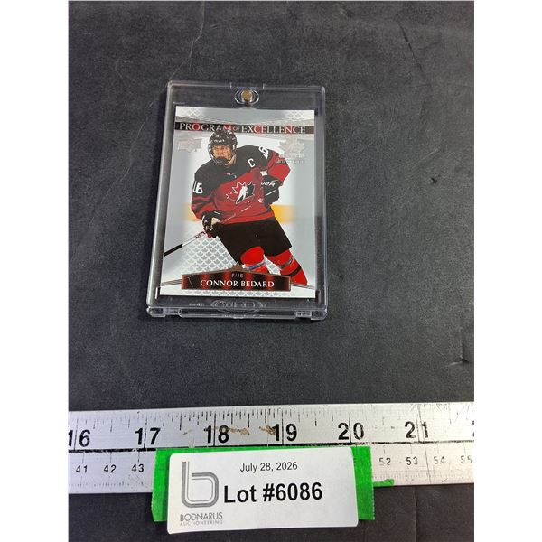 Connor Bedard Rookie Card, Cannot Authenticate