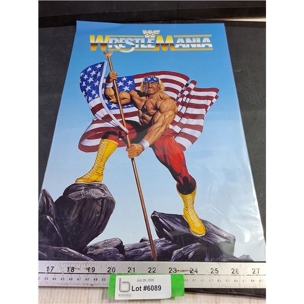Hulk Hogan Wrestlemania Poster