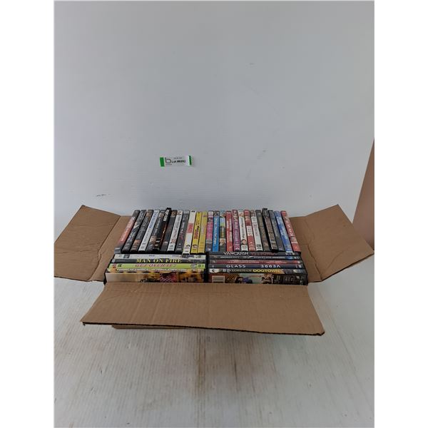 (34) DVD Movies, Coming to America, Glass, Wanted, Ocean's Eleven