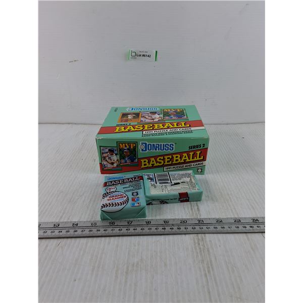 Donruss Series 2 1991 Baseball Puzzle and Cards