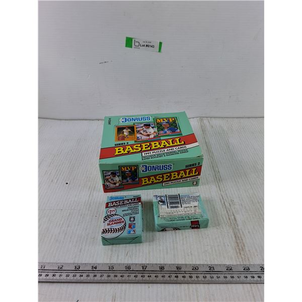 Donruss Series 2 1991 Baseball Puzzle and Cards