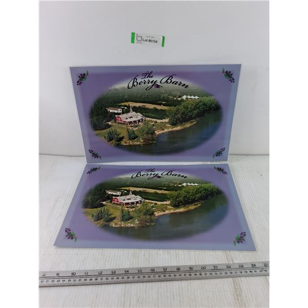 (2) Place Mats from The Berry Barn