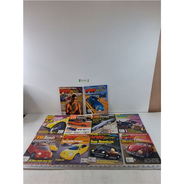 (10) VW Trends Car Magazines From 1997 to 1999