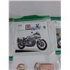 Image 5 : (5) 2-Card Pack Motorcycle Cards, (5) Keychains