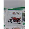 Image 8 : (5) 2-Card Pack Motorcycle Cards, (5) Keychains