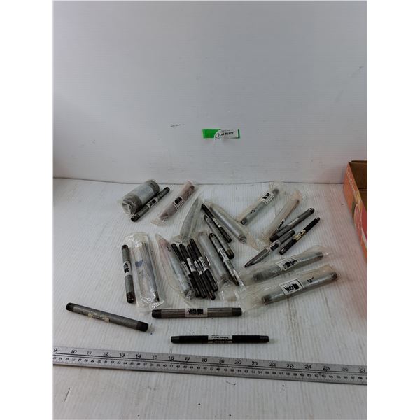 Assorted Threaded Pipe Nipples, Galvanized Steel and Black
