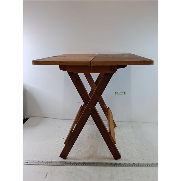 Wooden Folding Table, Pickup Only
