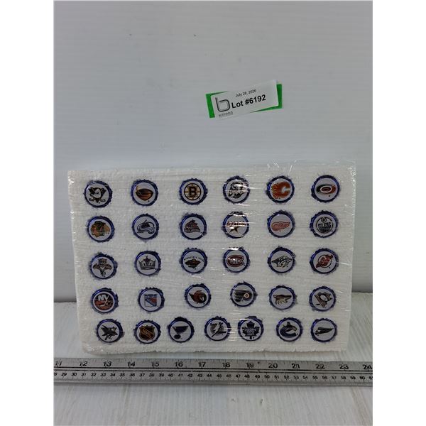 Assorted Hockey Sports Teams Bottlecaps