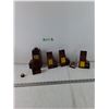 Image 1 : Grain Elevator Bottle and (4) Grain Elevator Piggy Banks As-Is