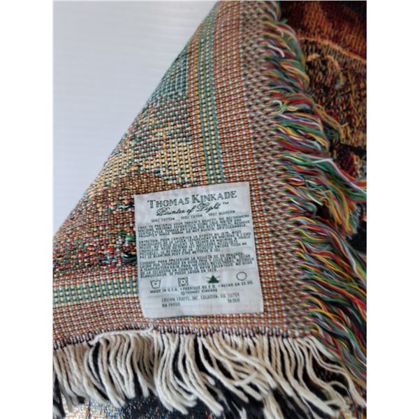 ~61" x 45" Inch Thomas Kinkade Blanket
