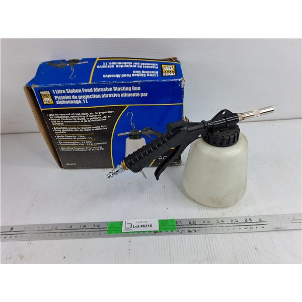 Power Fist 1 Litre Siphon Feed Abrasive Blasting Gun