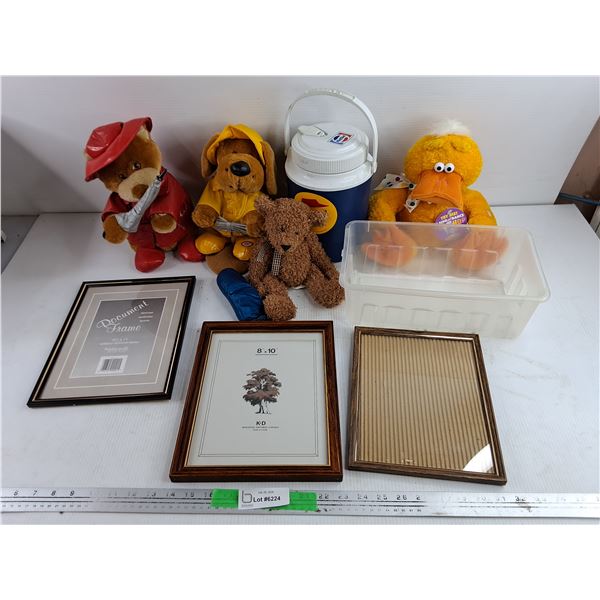 Interactive Toys, Cooler, Picture Frames & Plastic Container